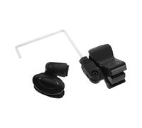 Adjustable Saxophone Mic Holder Clip for Alto and Baritone | Tool Free Mounting, Stable Placement for Recordings and Street Busking, Black Metal Plastic Build
