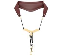 Adjustable Saxophone Neck Strap Slings Comfortable Harnesses Leathers Padded For Regular Beginners Shoulder Harnesses Soft Slings