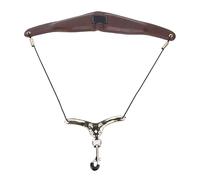 Adjustable Saxophone Neck Strap with Metal Hook Leather Padding for Alto Tenor Soprano Sax