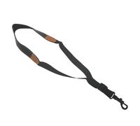 Adjustable Saxophone Strap Universal Soft Leather Double Shoulder Saxophone Straps With ABS Hooks Saxophone Repair Parts