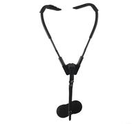 Adjustable Saxophone Strap with Double Shoulder and Neck Support for Alto, Tenor, and Soprano Saxophones, Comfortable Non-Slip Three-Point Design