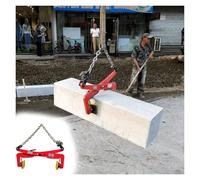 Adjustable Scissor Lifter Clamp for Heavy-Duty Lifting and Transporting of Concrete Blocks, Rocks, Steel, Marble, and Glass Slabs