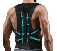 Adjustable Scoliosis Posture Corrector Breathable Full Back Support Brace Women Men Back Straightener For Hunchback Correction, Lumbar Support Shoulder Neck Posture Support(M)