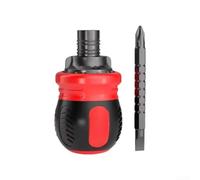 Adjustable Screwdriver Set Extendable Magnetic High-Quality Steel Dual Head 12 Piece Kit Precision Bits Mechanical Fixes Automotive Electrical Maintenance(A)