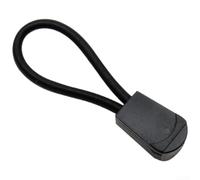Adjustable Scuba Hose Clamp, Lightweight Rubber, Diving Equipment Accessories, Clamp, Secure Bungee Cord Retainer For Regulator Hoses, With Single Hook For High Low Pressure Tubes(Black)