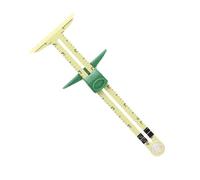 Adjustable Seam Gauge - Precision Measuring Guide, Sliding Quilting Ruler, 15cm Accurate Centering Tool, T Shaped Fabric Positioner In A