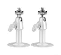 Adjustable Security Camera Support 2pcs Iron Construction(White)