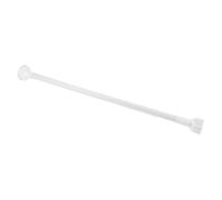 Adjustable Security Door Stopper Bar for Hinged Doors 27.6-47.2 | Telescopic Alloy and Plastic Build, Nonslip Base, White Finish, for Renters, Students, Travel Stays