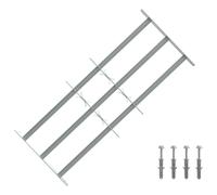 Adjustable Security Grille for Windows with 3 Crossbars 700-1050 mm