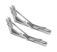 Adjustable Shelf Brackets, Wall Folding Table Hinge, Triangle Shape Foldable Wall Shelf Brackets - Shelf Brackets, Folding Table Hinge, Safe Home Improvement