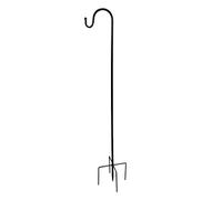 Adjustable Shepherd Hooks with 5-Prong Base, 98cm Hanging Solar Lights, Bird Feeders, Mason Jars, Plant Hangers, Flower Basket, Lanterns, Garden Stakes and Weddings