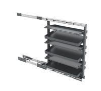 Adjustable Shoe Rack - 9-Tier Vertical Organizer, Retractable Metal Shelf, Space-Saving Storage for Closet, High Load Capacity, 128-140cm (Optimal Dimensions)