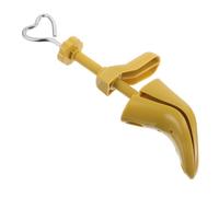 Adjustable Shoe Tree Stretcher for Size 35-42 Yellow Alloy Plastic