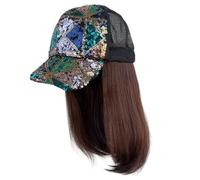 Adjustable Short Curly Hat Synthetic Wigs Women Natural Connects For Easy Styles Shifts Women's Fashion Hat