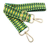 Adjustable Shoulder Strap Bag Multicoloured Bag Straps for Changing, Bag Strap Wide with Carabiner Gold, 80-130 cm Carry Strap Bag for Women Shoulder Strap, Modern Handbag, 3.8 cm
