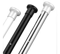 Adjustable Shower Curtain Rod 70410cm No Drill Tension Rod Ø32mm Strong Spring Pole for Bathroom Kitchen & Clothing Store (White 260310cm)