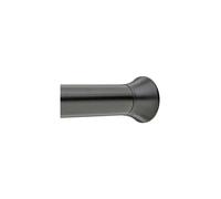 Adjustable Shower Curtain Tension Rod, Black, 107 cm to 185.4 cm
