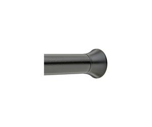 Adjustable Shower Curtain Tension Rod, Black, 107 cm to 185.4 cm