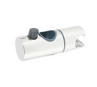 Adjustable Shower Head Holder Rail, Universal Shower Riser Rail Slider Bracket, ABS Chrome Plated S/hower Head Holder Replacement Accessories with 360 Degree Rotation for Bathroom Sliding Bar, 25mm