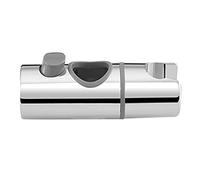 Adjustable Shower Head Holder - Replacement Bracket for 22mm Slider Rail Chrome Plated Hand Shower Mount Easy Installation & Design Perfect for Home & Bathroom Use