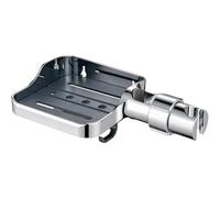 Adjustable Shower Head Holder Slide Rod Bracket Replacement Clip-on Bathroom Soap Holder Handheld Shower Bracket Wall Hanging Soap Tray