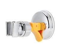 Adjustable Shower Head Holder Suction Cup Handheld Showerhead Bracket Bathroom Accessories Universal Strong ABS Plastic Modern Design for Kids Pets Washing 4.3x2.8in