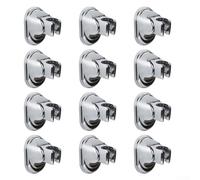 Adjustable Shower Head Holder Vacuum Suction Mount(12PC) | No drilling needed, strong vacuum suction, quick setup, smooth walls only, tool-free install
