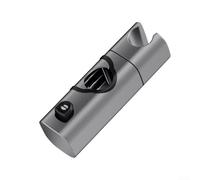 Adjustable Shower Head Mounting Bracket for Various Setups on Round for Slide Bars 20 25MM, Easy to Use (Black )