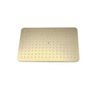 Adjustable Shower Head Rainfall Spray 8/10/12 Inch G1/2 Polished Chrome Bathroom Bath Rain Fixed Shower Head(Color 1)