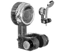 Adjustable Shower Head - with Adhesive Handle, Safe for Shower Head Without Drilling | Bathroom Wall Installation Kit for a Durable Water Accessory