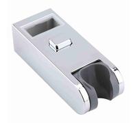 Adjustable Shower Holder, Chrome ABS Plastic, Wall-Mounted Shower Rail Stand for Bathroom, Height Adjustable, 75g