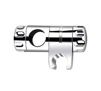 Adjustable Shower Holder, Replacement Shower Bracket ABS Hand Shower Bracket Shower Rail Head Slider Clamp Holder Bracket 25MM