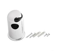 Adjustable Shower Rail Bracket Wall Mounted Holder 22mm ABS Sliding Bar Support Bracket for Bathroom Faucet Replacement Parts Silver Finish