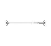 Adjustable Shower Rod - Stainless Steel Telescopic Support for Curtains and Hanging Use | Expandable Frame with Secure Lock System, No Drill Tension Mount Bar, Home Bathroom Balcony Organizer