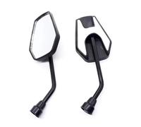 Adjustable Side Mirror Motorcycle Rearview Mirror Durable Personalized Vehicle Scooter Reflector Rearward Mirror Auxiliary Universal Mirror(Bianco)