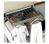 Adjustable Silent Pull-out Trouser Rack, Movable Clothes Drying Rod, Supports Up to 35 Kg, Ideal for Use Over Washing Machine