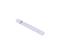 Adjustable Silicone Cable Storage Ties 10 Pack for Headphone and Data Wire Organization (Purple)