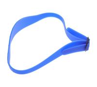 Adjustable Silicone Hair Trimming Guide for Men and Boys Blue | Flexible Neckline Shaving Template, Professional Fade Guide, Comfortable Wear for Salon or Home Haircut