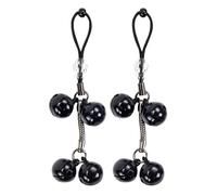 Adjustable Silicone Nipple Clamps with Bells - Nipple Toys, Nipple Rings and Sex Body Accessories for Women and Couples, BDSM Body Jewelry for Adult Play