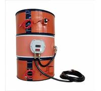 Adjustable Silicone Rubber Oil Barrel Heater with Digital Display, 800W Electric Heating Coils for 20L Metal Drum, Thermostat Control for Oil & Gas Tanks