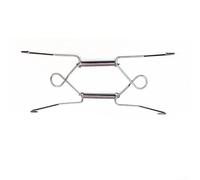 Adjustable Silver Wire Plate Holder Hanger for Wall Display, Decorative Steel Spring Mount Fit 6/8/10/12 Inch Plates, Secure Hanging Bracket for Home Art Decor Kitchen Dining Room(6inch)