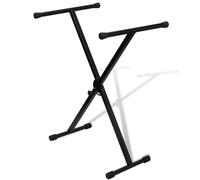 Adjustable Single Braced Keyboard Stand X-Frame