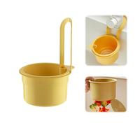 Adjustable Sink Filter Tray Tap, Drip Basket for Hanging on the Tap, Sponge Holder Sink with Fine Mesh Filter, Multifunctional Vegetable Fruit Washing Noodle Strainer (Yellow)