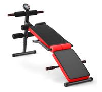 Adjustable Sit Up Bench Foldable Abdominal Training Workout Machine LCD Monitor