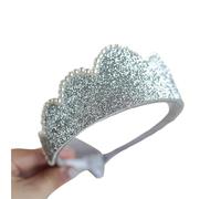 Adjustable Size Crowns Glitter Pearl Headband Princess Full Sequins Crown Kids Carnivals Birthday Party Prom Supplies Hairband Kids Gold Silver Color For Toddler Girls Shining Christmas New Year