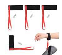 Adjustable Ski Glove Straps - Elastic Gloves Straps Gloves Holder | 4X Wrist Lanyard, Anti-Lost Ski Gloves Handcuffs, Sport Gloves Straps for Snowboard Ski Outdoor Sports