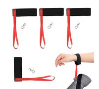 Adjustable Ski Glove Straps - Glove Holder Safety Lanyard, Anti-Lost Snowboard Wrist Cuffs with Sturdy Elastic Cord, High Performance Sport Attachment, Ideal for Mountaineering Skiing