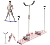 Adjustable Ski Machine with Non-Slip Pedal & Armrests, Indoor Ski Trainer for Home Gym, Leg & Hip Workout, Pelvic Floor Muscle Exerciser
