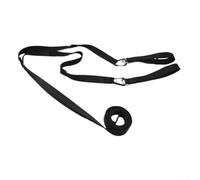 Adjustable Ski Safety Strap for Kids Providing Chest and Back Support During Learning to Ski Activities (Black)