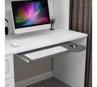Adjustable Sliding Keyboard Tray Sturdy Under-Desk Keyboard Shelf Easy Height Adjustment Smooth Sliding Ideal for Home and Office Use